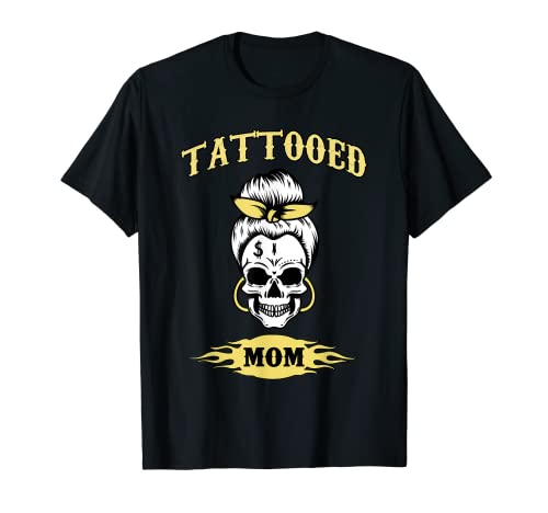 Tatooed mom - Tatuaje de tinta de color Camiseta