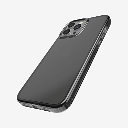 tech21 EVO Tint para iPhone Pro MAX – Funda de teléfono Tintada de Carbono con protección multicaída de 12 pies, Gris