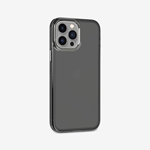 tech21 EVO Tint para iPhone Pro MAX – Funda de teléfono Tintada de Carbono con protección multicaída de 12 pies, Gris