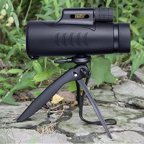 Telescopio monocular 8x42, monocular HD para Adultos y niños, Prisma BAK-4 Lente Multicapa Completa Impermeable con Correa de Mano, Gran Regalo para Hombres, Caza, observación de Aves, Senderismo