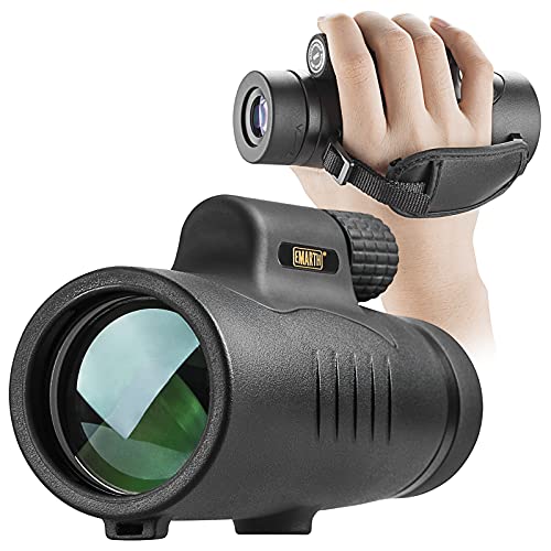 Telescopio monocular 8x42, monocular HD para Adultos y niños, Prisma BAK-4 Lente Multicapa Completa Impermeable con Correa de Mano, Gran Regalo para Hombres, Caza, observación de Aves, Senderismo