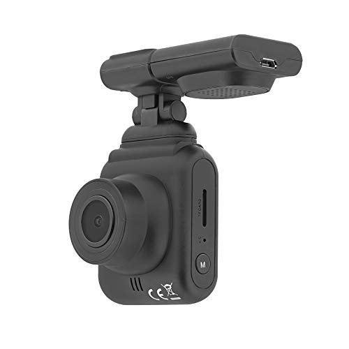 TELLUR Dash Patrol DC2 Cámara para automóvil, GPS, FullHD 1080P, G-Sensor detecta el Impacto y Comienza a Grabar, Función de Monitor de estacionamiento, Negro