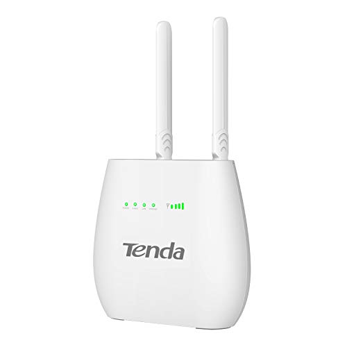 Tenda 4G680 - Router Inalámbrico N300 WiFi, Speed up to 300 Mbps, compatible con FDD LTE, TDD LTE, WCDMA, GSM, LAN y WLAN con ranura para tarjeta SIM