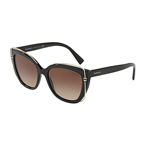 Tiffany Gafas de Sol T TF 4148 BLACK/BROWN SHADED mujer