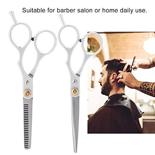 Tijeras de adelgazamiento de corte de cabello profesional Set Salon Barber Hair Cutting Dientes Tijeras Thinning Tool( #03(Hair Cut Scissor Set))