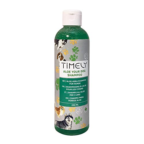 Timely - Aloe Your Dog, champú delicado para perros de pelo suave, 250 ml