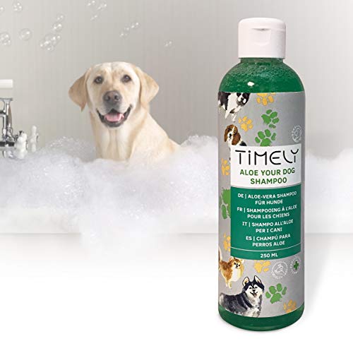 Timely - Aloe Your Dog, champú delicado para perros de pelo suave, 250 ml