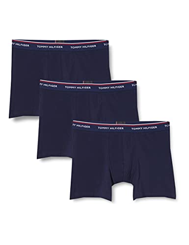 Tommy Hilfiger 3p Boxer Brief, Azul Marina, Medium para Hombre