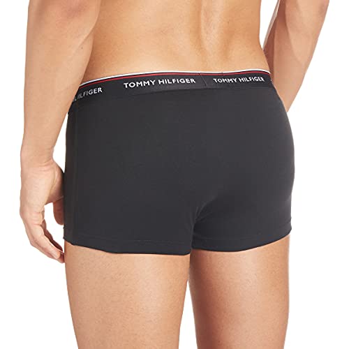 Tommy Hilfiger 3p LR Trunk Boxer, Negro (Black 990), M (Pack de 3) para Hombre