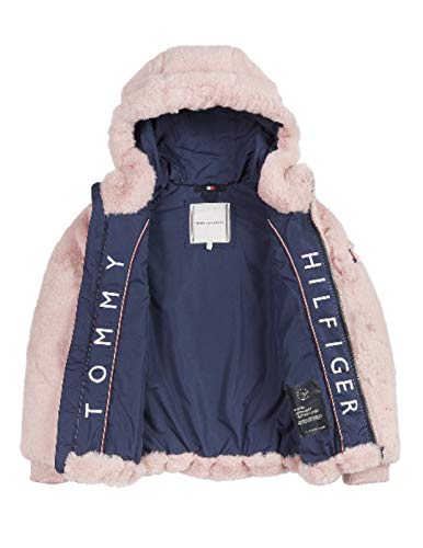 Tommy Hilfiger- Chaqueta KG0KG05389 TOJ Fake Fur Jacket- Pink- Chaqueta para NIÑA Rosa Tommy HILGIGER