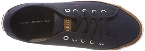 Tommy Hilfiger K1285esha 6d, Zapatillas para Mujer, Azul (Midnight 403), 37 EU