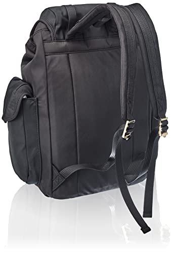 Tommy Hilfiger Relaxed Tommy, Mochila para Mujer, Black, Medium