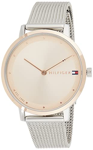 Tommy Hilfiger Reloj analógico para Mujeres. de Cuarzo con Correa en Acero Inoxidable 1782151