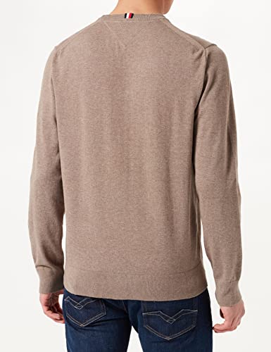 Tommy Hilfiger Suéter de Cuello Redondo 1985, Nomad Heather, L para Hombre