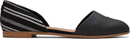 TOMS Jutti Dorsay, Zapatos Tipo Ballet Mujer, Negro, 36.5 EU