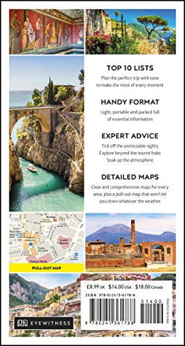 Top 10. Naples And The Amalfi Coast (DK Eyewitness Travel Guide) [Idioma Inglés]