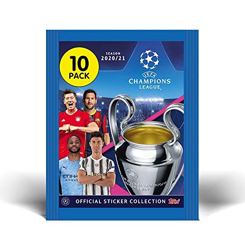 Topps Display 30 Sobres de: UCL Sobre pegatinas T.20/21