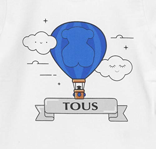 Tous Baby Camiseta M/C GLOBO-1402 Celeste Talla 2 AÑOS