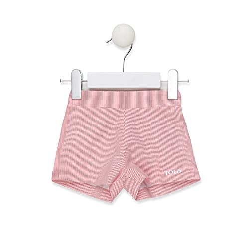 TOUS BABY - Conjunto de Camiseta Manga Corta y Bermuda para tu Bebé. Estampado Strip. (0 Meses a 4 años) (Estándar, 6_Months)