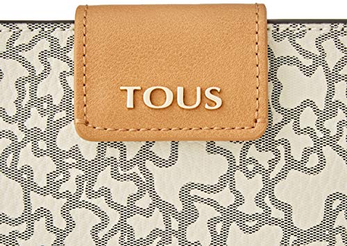 TOUS Kaos Mini, MARROQUINERIA para Mujer, Beige-Negro, U