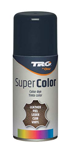 TRG The One - Tinte en Spray para calzado de Piel y Piel Sintética | Ideal para Restaurar o cambiar el color de Zapatos de Piel | Super Color #329 Azul Royal, 150ml