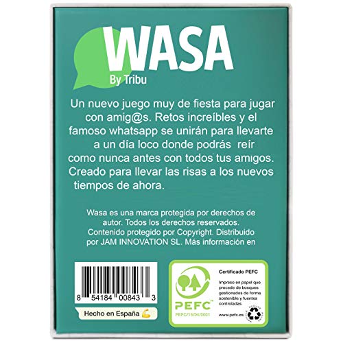 TRIBU DE SINVERGÜENZAS 🤣 WASA 🤣 – Juego de Mesa - Juego de Cartas para Fiestas y Risas. 🔥 by