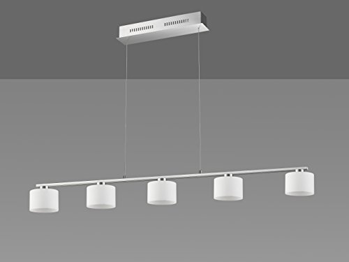 Trio Lighting Alegro Colgante Integriert, 6 W, Níquel Mate, 12 x 130 x 160 cm