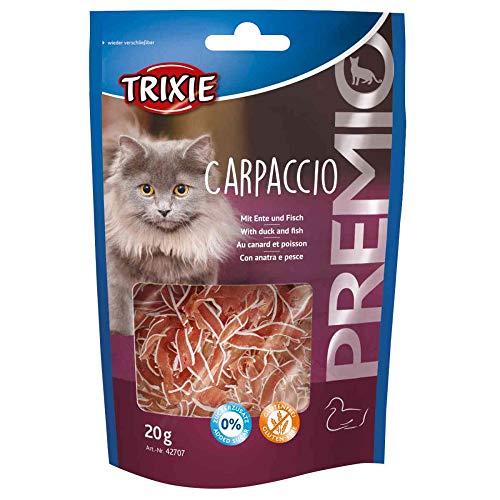 TRIXIE Snack PREMIO Carpaccio con Pato y Pescado, 20 g, Gato