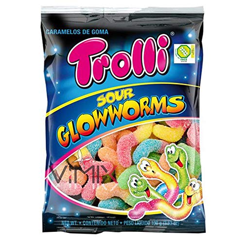 Trolli Todos los sabores (gusanos brillantes)