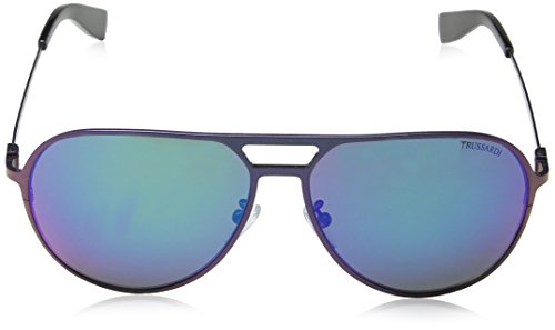 Trussardi S0354035 Gafas de Sol STR008600KAQ para Hombre, Multicolor, 60 mm