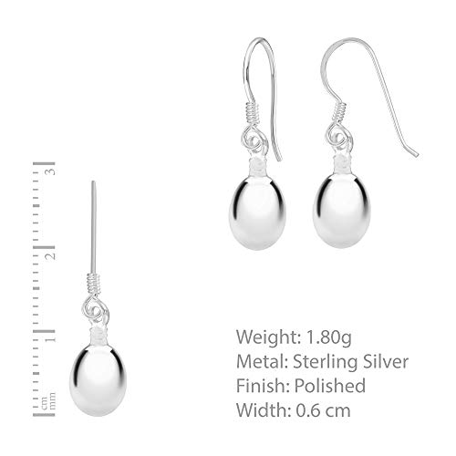 Tuscany Silver Pendientes de plata de ley (925/1000)