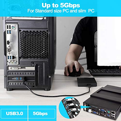 ULANSeN Tarjeta de expansión PCI-E a USB 3.0 Tipo C +3 Tipo A - Interfaz USB 3.0 Tarjeta Express de 4 puertos de escritorio Soporta UASP con soporte de perfil bajo para Windows MAC Pro Linux