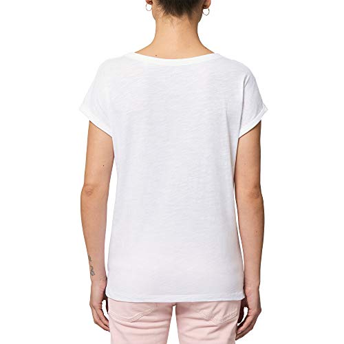 Ultrabasic Camiseta Bio para mujer Super Nº 1 International desde 2009 - Regalos de cumpleaños para ella - Gráfico inspirado retro - Tallas XS a XL, blanco, XL