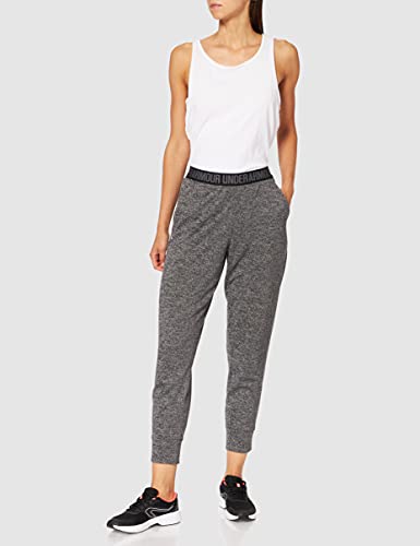 Under Armour Play Up Pant-Twist Pantalón, Mujer, Negro (Black/Pitch Gray/Metallic Silver 004), L