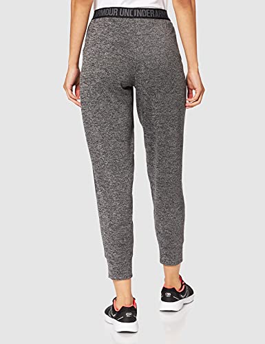 Under Armour Play Up Pant-Twist Pantalón, Mujer, Negro (Black/Pitch Gray/Metallic Silver 004), L