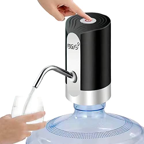 UNO ' Dispensador Bomba de Agua electrico fría Automático, Dispensador inalámbrico de Agua, con Sistema de Bomba, Dispensador Agua para niños, Apto para Camping, Escuela, Oficina, Hogar