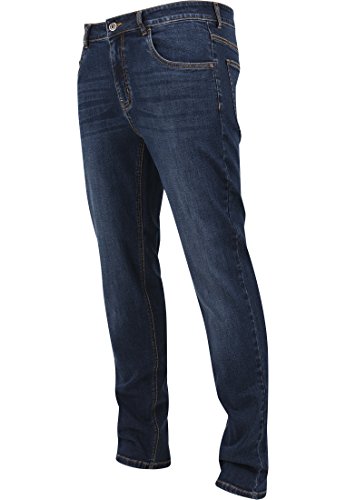 Urban Classics Stretch Denim Pants Jeans, Azul (Darkblue 800), 34W x 32L para Hombre