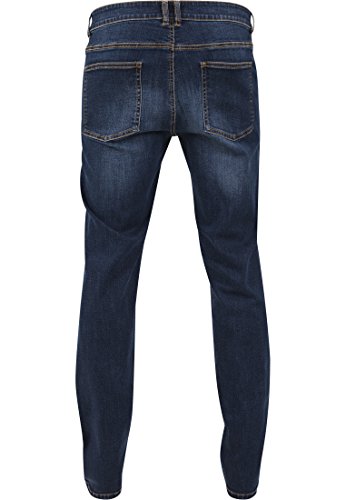 Urban Classics Stretch Denim Pants Jeans, Azul (Darkblue 800), 34W x 32L para Hombre