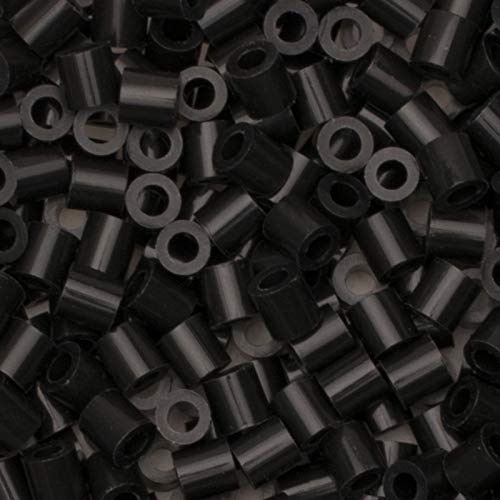 Vaessen Creative Perlas Fusibles, Plastic, Negro (Black), 5mm, 1100