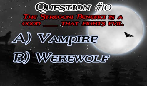 Vampires vs. Werewolves Quiz