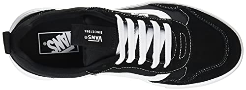 Vans Range EXP, Zapatillas Hombre, Lona de Ante Negro Blanco, 46 EU