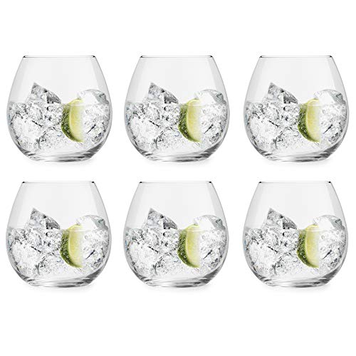 Vaso de Gin Tonic Cami de Libbey – 720 ml/72 cl - 6 unidades – apto para el lavavajillas – sin pie - moderno – de tendencia