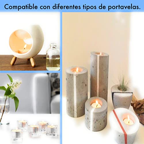 velas de te pequeñas redondas ( Pack 18) + incienso. Son aromáticas, sirve para regalar, decorativas, duraderas, material parafina, para todo tipo de situación