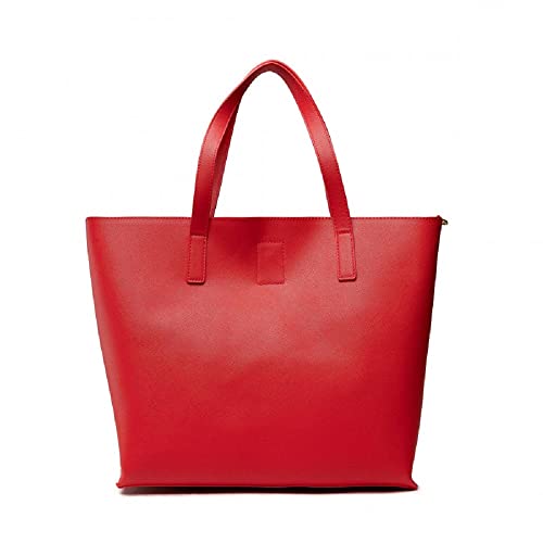 Versace Jeans - Bolso de deporte para mujer, de piel sintética LOCK 71VA4BL8, rojo, Talla única