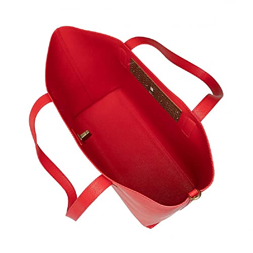 Versace Jeans - Bolso de deporte para mujer, de piel sintética LOCK 71VA4BL8, rojo, Talla única