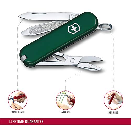 Victorinox Classic - Navaja, color verde