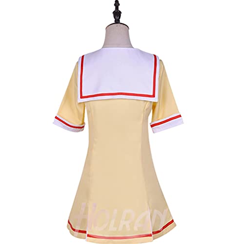 Vida en un mundo diferente desde Zero Emiria REM LEM Cosplay Party Party Lolita Girls Vestido Traje de Halloween (Color : Yellow, Size : M)