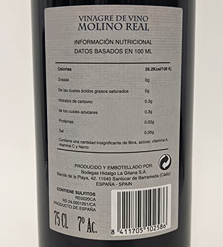 Vinagre De Jerez Molino Real 75 Cl.