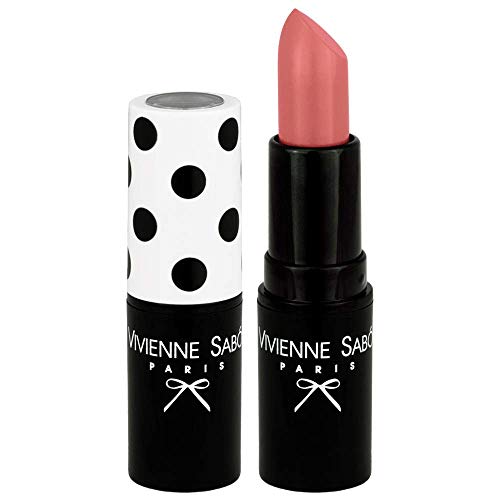 VIVIENNE SABÓ | Barra de Labios Plum Nude Merci 05 | Pintalabios Permanente Hidratante Textura Suave y Cremosa | Larga Duración | Cruelty Free | Hecho en Rusia