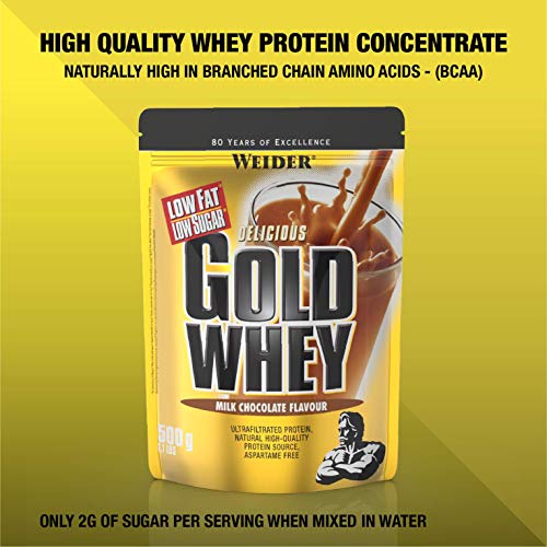 Weider - Gold Whey Sabor Chocolate, 500 gr